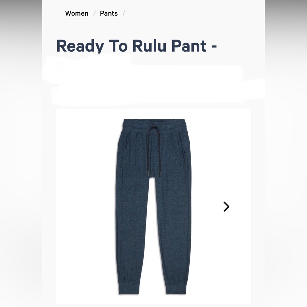 Lululemon Ready To Rulu Jogger Cropped